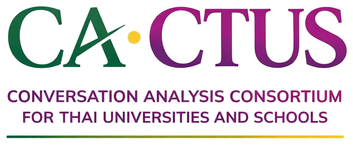 CACTUS — Conversation Analysis Consortium for Thai Universities and Schools